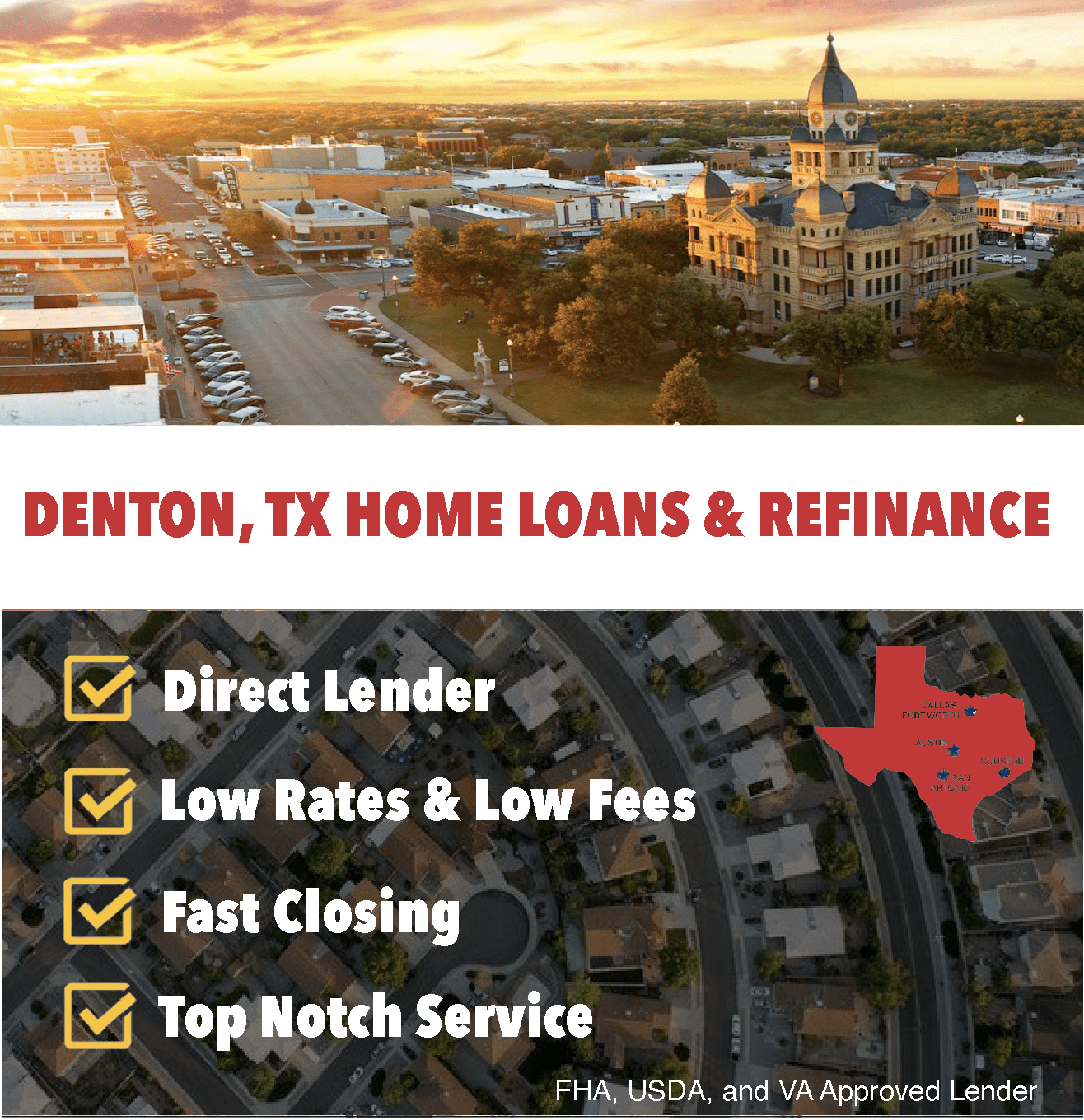 Denton TX Home Loans