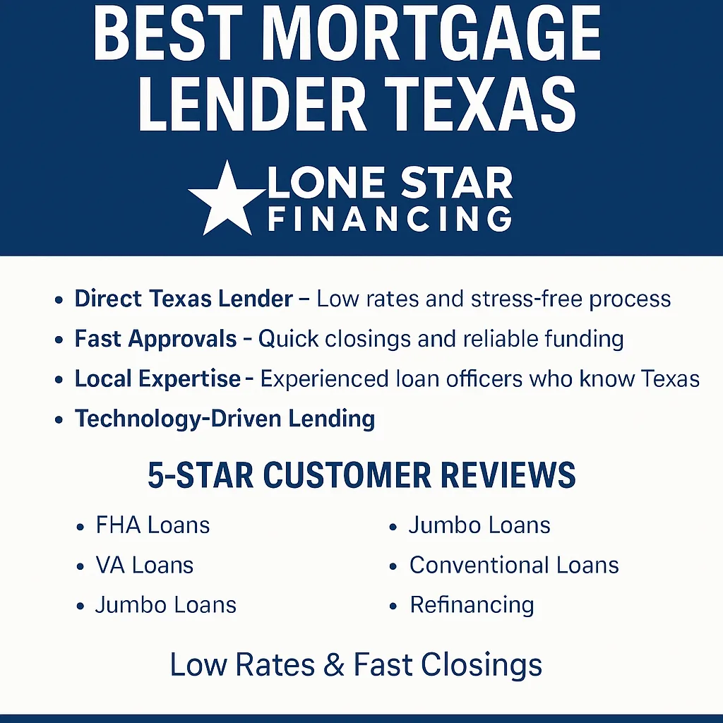 Best Lender in Texas