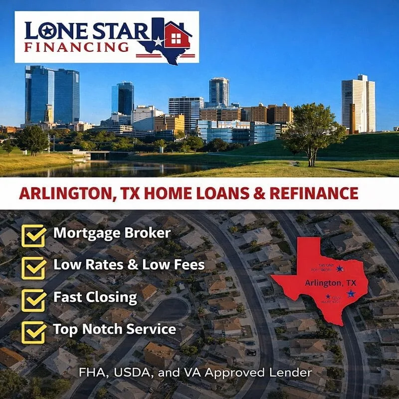 Arlington TX mortgage broker home loans and refinancing