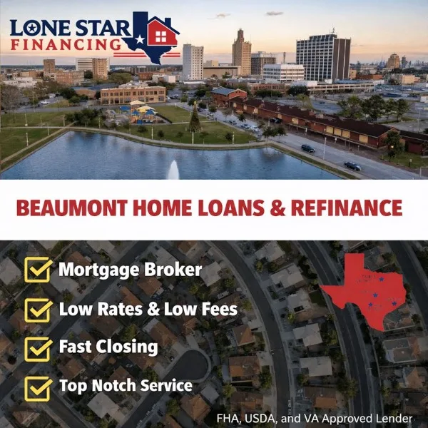 Beaumont TX mortgage broker offering home loans and refinancing options