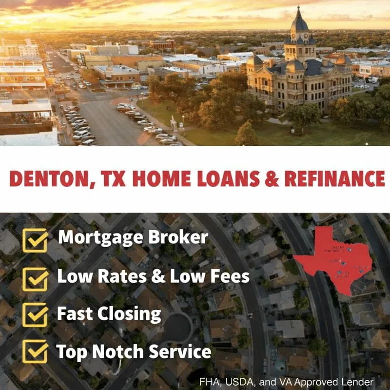 Best Denton TX mortgage lender offering home loans and refinancing