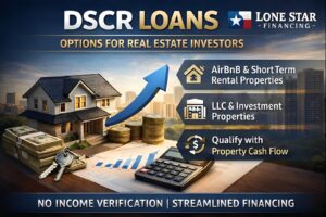Texas DSCR loans for real estate investors purchasing investment property in Texas
