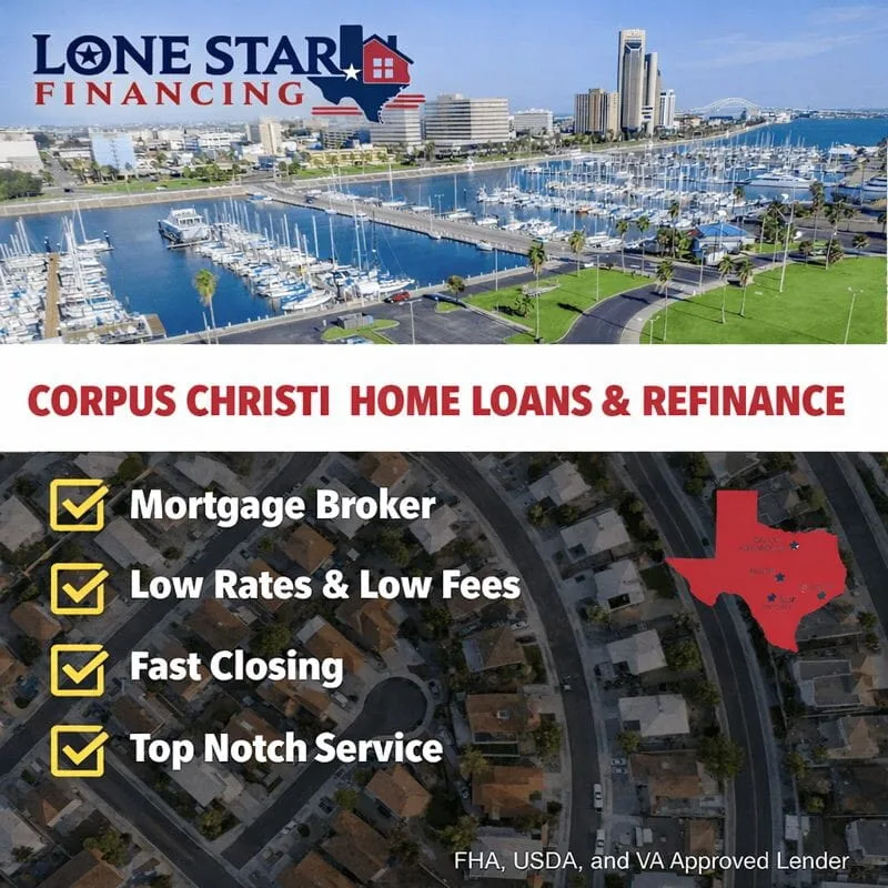 Corpus Christi mortgage broker offering home loans and refinancing