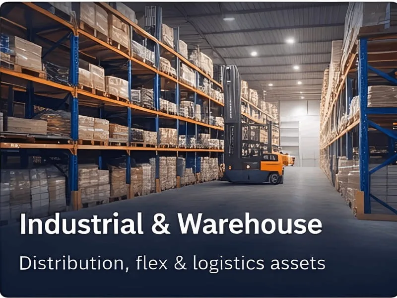 Texas industrial and warehouse commercial real estate financing