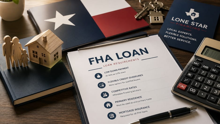 Texas FHA Home Loans with low down payment options for first-time homebuyers